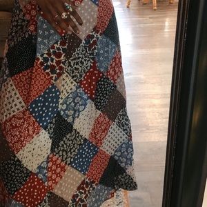 Vintage Patchwork Prairie Dress